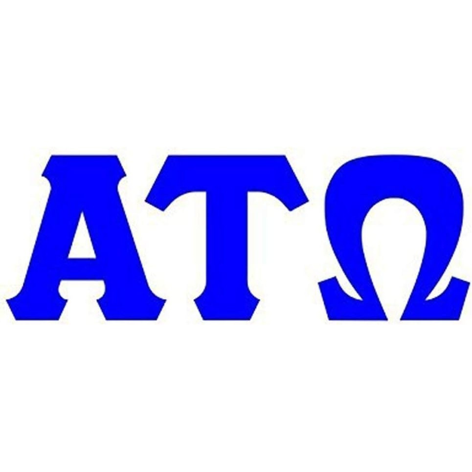 image:imageAlpha Tau Omega ATO Big Greek Letter Window Sticker Decal 4 Inches Royal BlueRoyal Blue