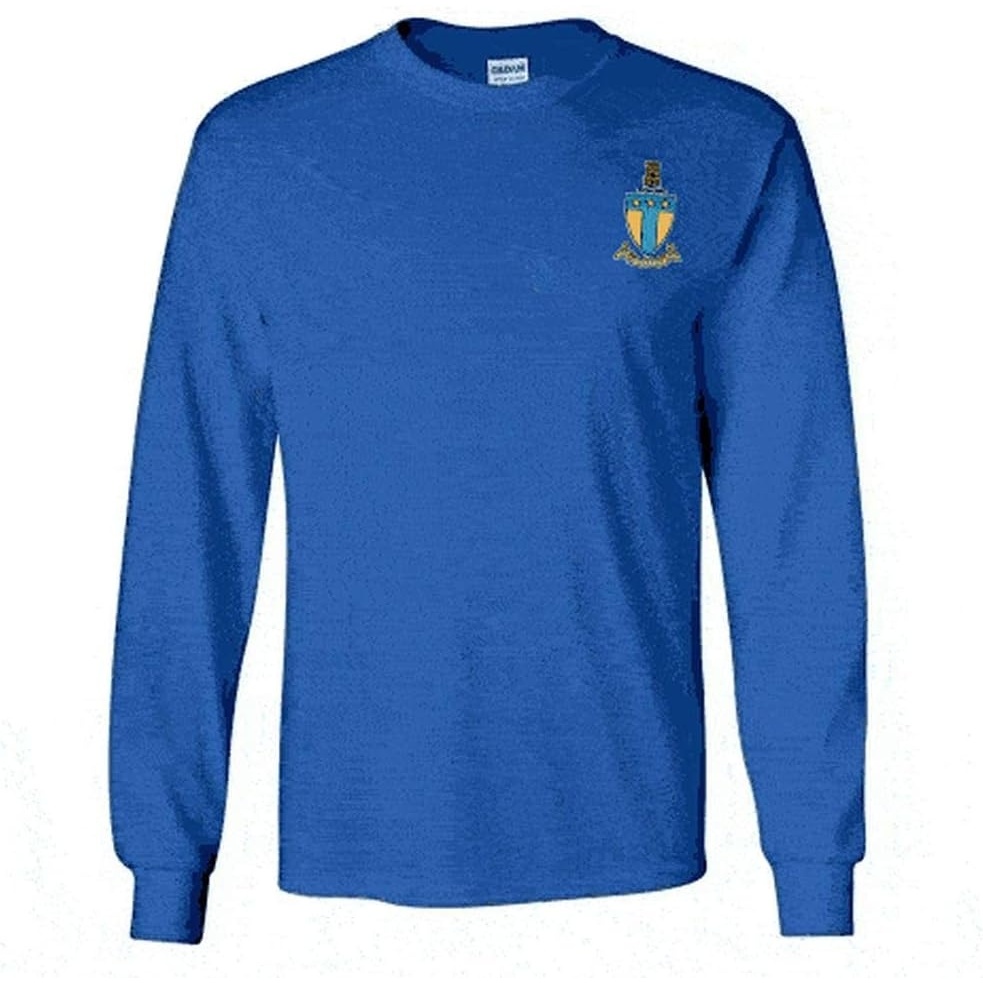 image:imageAlpha Tau Omega ATO Fraternity Crest Longsleeve TeeRoyal Blue