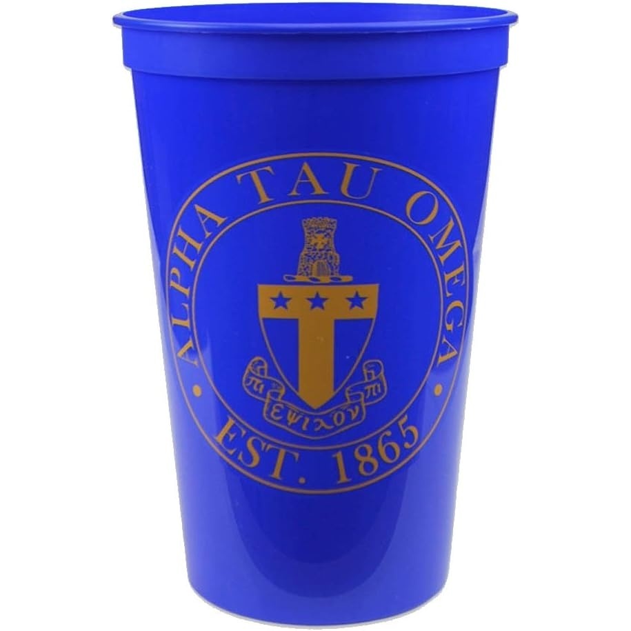 image:imageGreekgear Alpha Tau Omega ATO Big Plastic Stadium Cup Set of 4