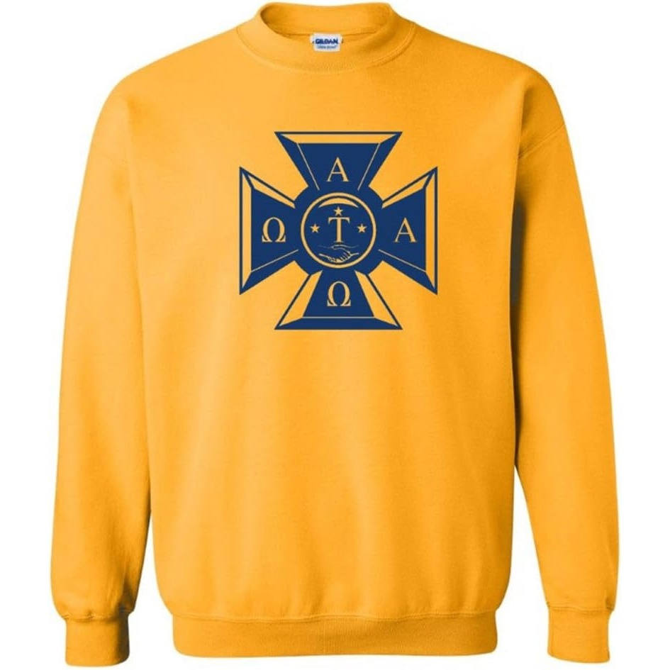 image:imageGreekgear Alpha Tau Omega ATO Logo Crewneck SweatshirtGold
