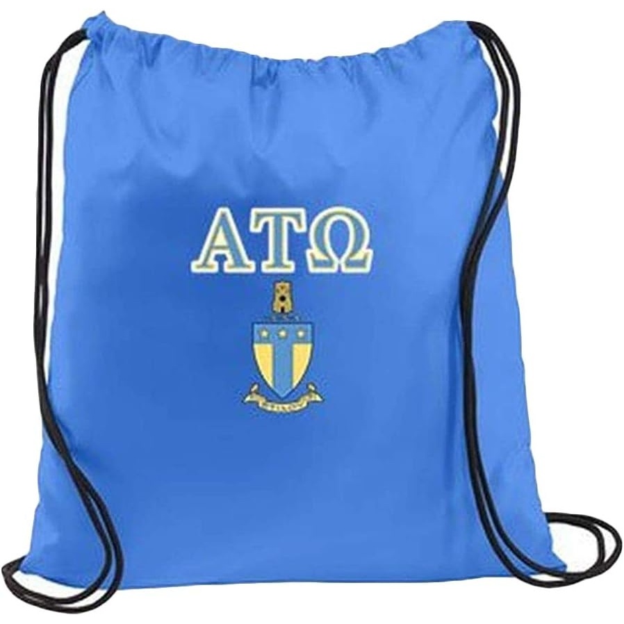 image:imageGreekgear Alpha Tau Omega Crest Shield Cinch Sack