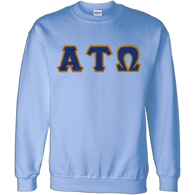 image:imageGreekgear Alpha Tau Omega Lettered CrewneckLight Blue