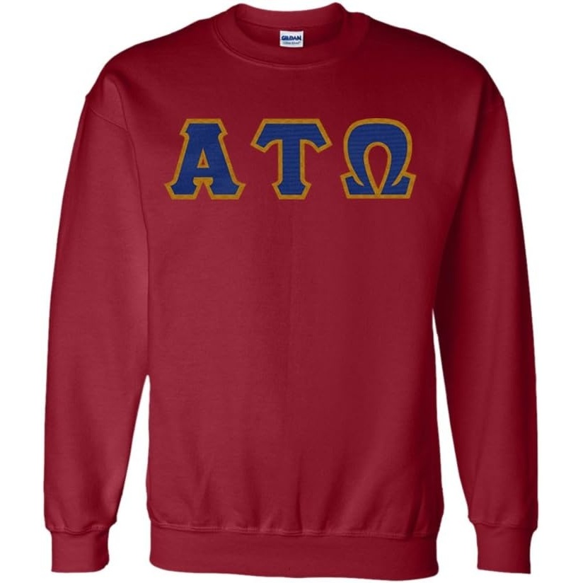 image:imageGreekgear Alpha Tau Omega Lettered CrewneckMaroon