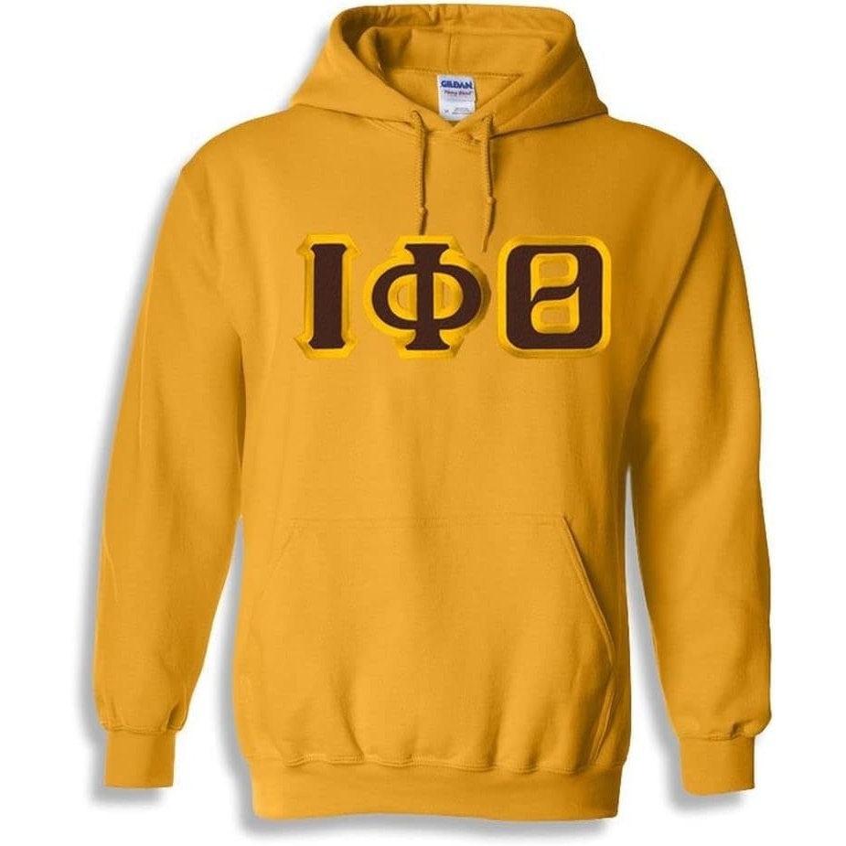 image:imageGreekgear Iota Phi Theta Custom Twill Hooded SweatshirtAthletic Gold