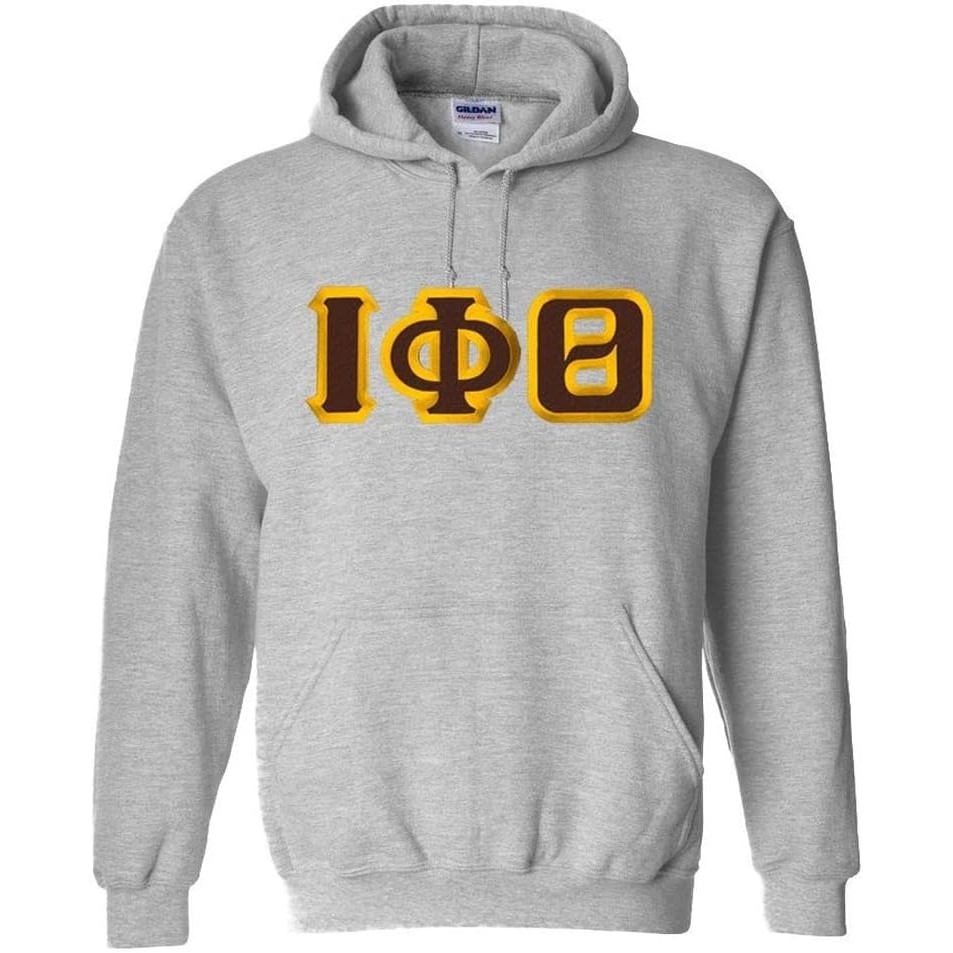 image:imageGreekgear Iota Phi Theta Custom Twill Hooded SweatshirtSports Grey