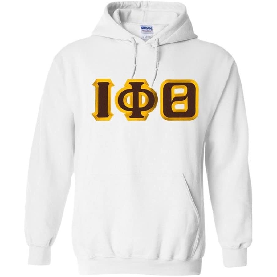 image:imageGreekgear Iota Phi Theta Custom Twill Hooded SweatshirtWhite