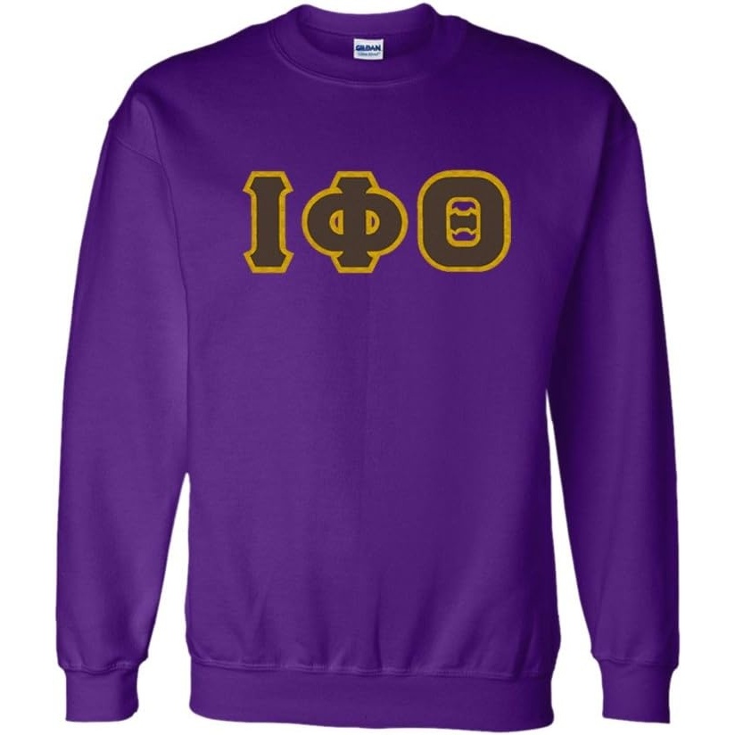 image:imageGreekgear Iota Phi Theta Lettered CrewneckPurple