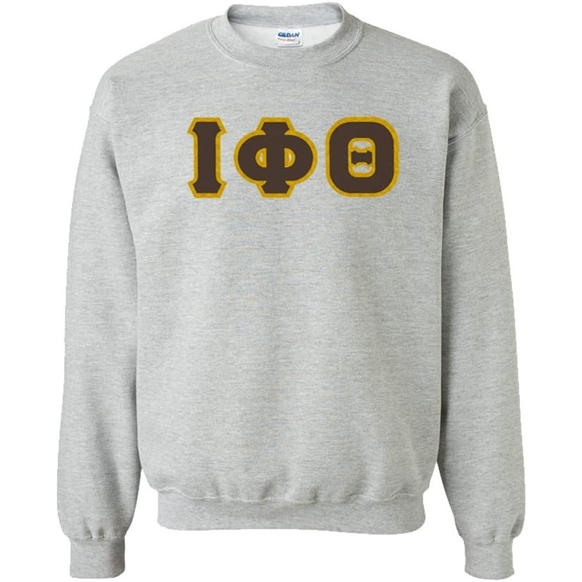 image:imageGreekgear Iota Phi Theta Lettered CrewneckSports Grey