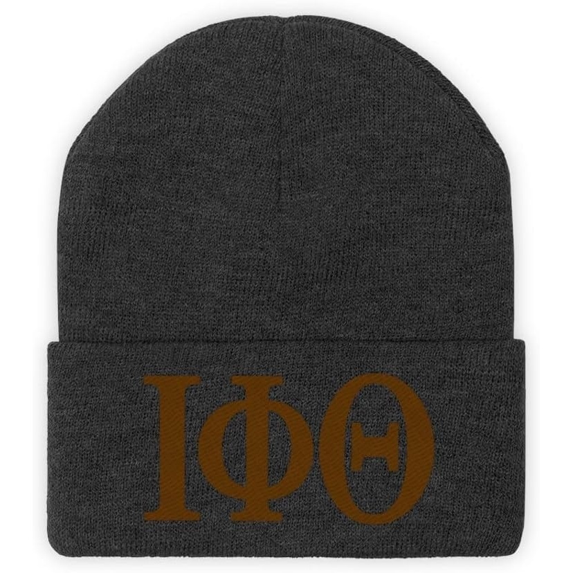 image:imageGreekgear Iota Phi Theta Lettered Knit BeanieBlack