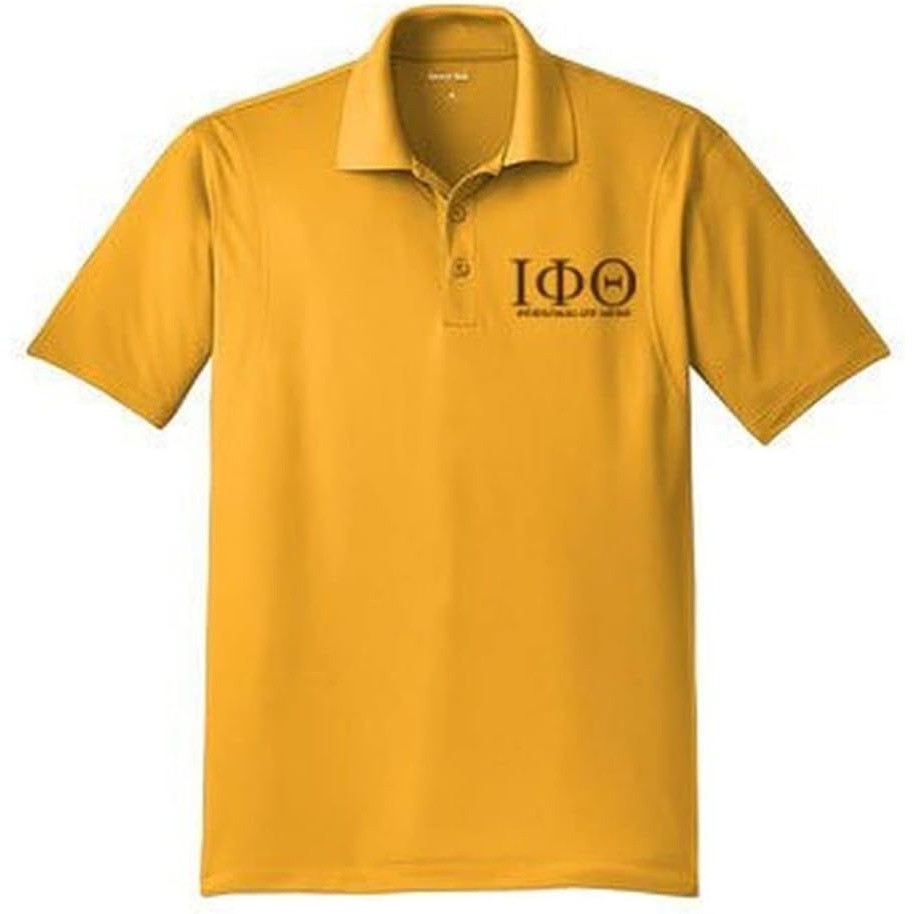 image:imageGreekgear Iota Phi Theta Sports PoloGold