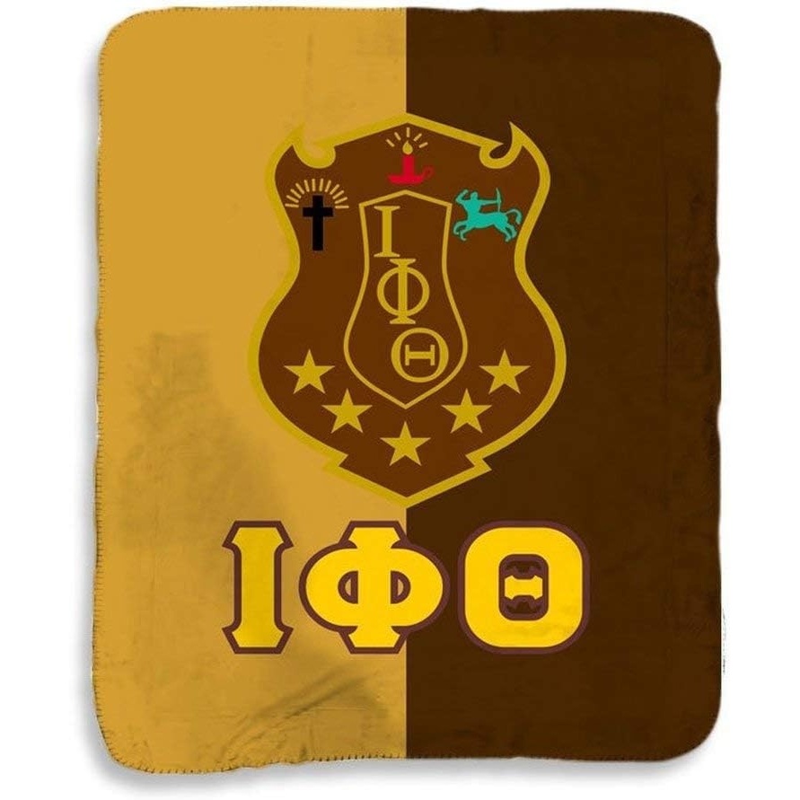 image:imageGreekgear Iota Phi Theta Two Tone Sherpa Lap Blanket