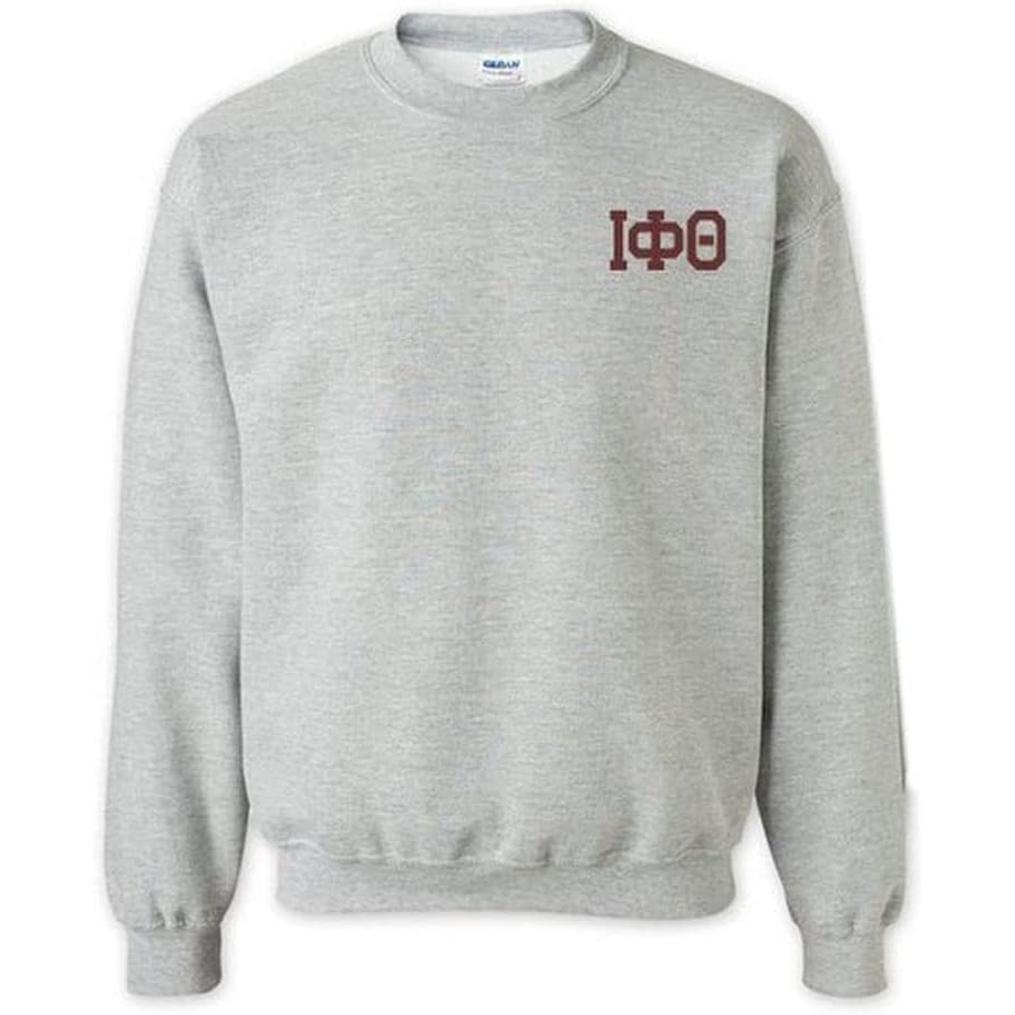 image:imageGreekgear Iota Phi Theta World Famous Crest Shield Printed Crewneck Sweatshirt