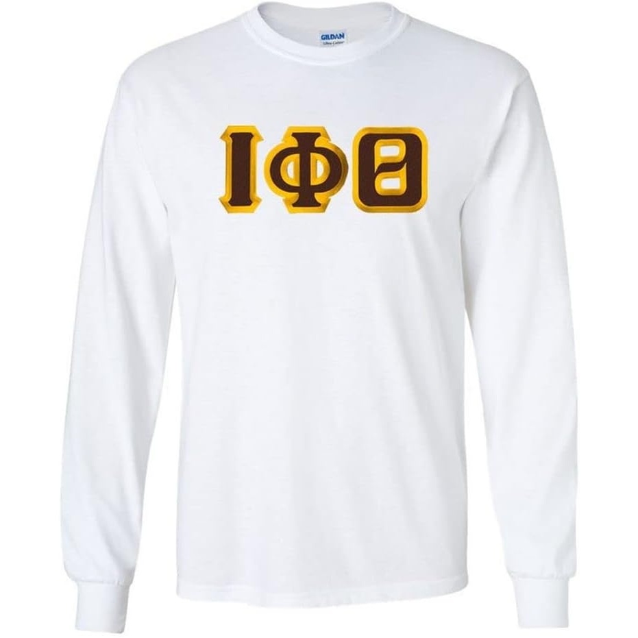 image:imageIota Phi Theta Custom Twill Long Sleeve TShirtWhite