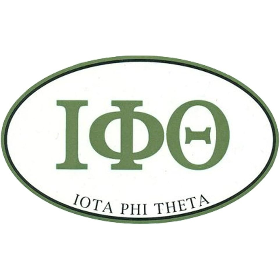 image:imageIota Phi Theta Euro Decal Oval Sticker