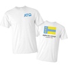 Alpha Tau Omega ATO Flag T-Shirt(White)