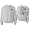 Greekgear Iota Phi Theta World Famous Crest – Shield Printed Crewneck Sweatshirt