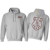 Greekgear Iota Phi Theta World Famous Crest – Shield Printed Hooded Sweatshirt