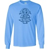 Alpha Tau Omega ATO Cross Long Sleeve Tee(Light Blue)