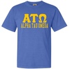 Alpha Tau Omega ATO Greek Heavyweight T-Shirt(Mystic Blue)