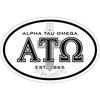 Alpha Tau Omega ATO Oval Crest Bumper Sticker