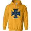 Greekgear Alpha Tau Omega ATO Logo Hooded Sweatshirt(Gold)