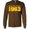 Greekgear Iota Phi Theta Long Sleeve Tee(Brown)