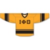 Iota Phi Theta Breakaway Lettered Hockey Jersey(Gold/Black)
