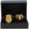 Iota Phi Theta Shield Gold Look Cuff Links