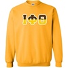 Iota Phi Theta Two Tone Greek Lettered Crewneck Sweatshirt