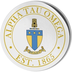 Alpha Tau Omega ATO Circle Crest – Shield Decal