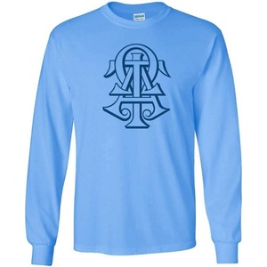 Alpha Tau Omega ATO Cross Long Sleeve Tee(Light Blue)