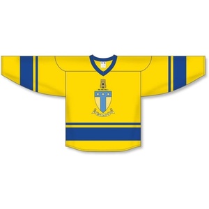 Alpha Tau Omega ATO League Hockey Jersey(Yellow/Blue)