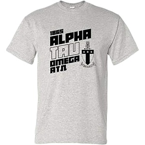 Alpha Tau Omega ATO Upstanding Tee(Sports Grey)