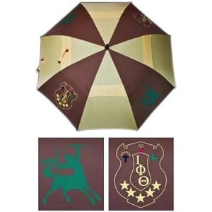Greekgear Iota Phi Theta 30″ Wind Resistant Auto Open Umbrella