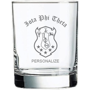 Greekgear Iota Phi Theta Old Style Glass Transparent