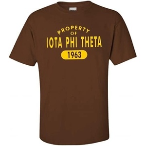 Greekgear Iota Phi Theta Property of Est.tee(Brown)
