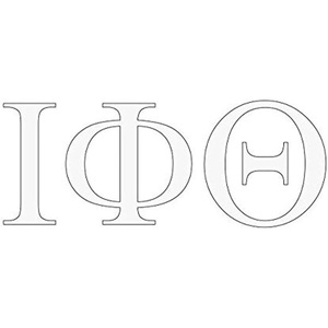 Iota Phi Theta Greek Letter Window Sticker Decal