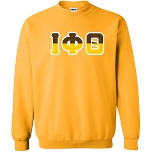 Iota Phi Theta Two Tone Greek Lettered Crewneck Sweatshirt