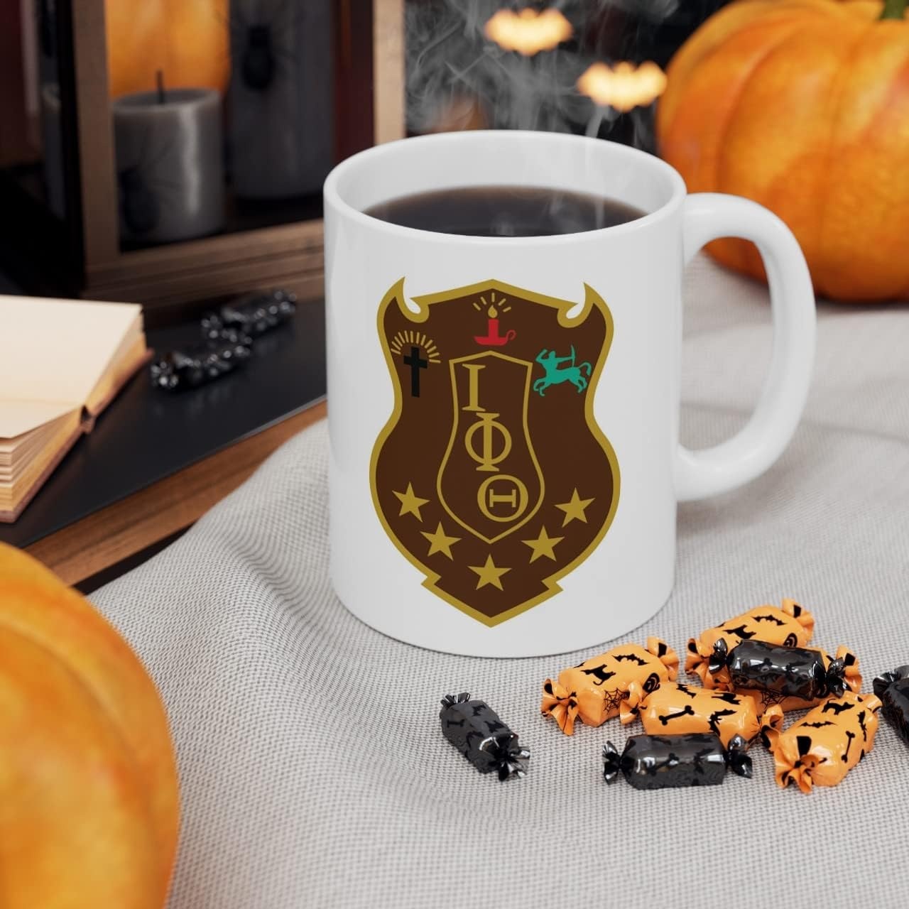 image:imageGreekgear Iota Phi Theta Crest Ceramic Coffee Cups 11oz