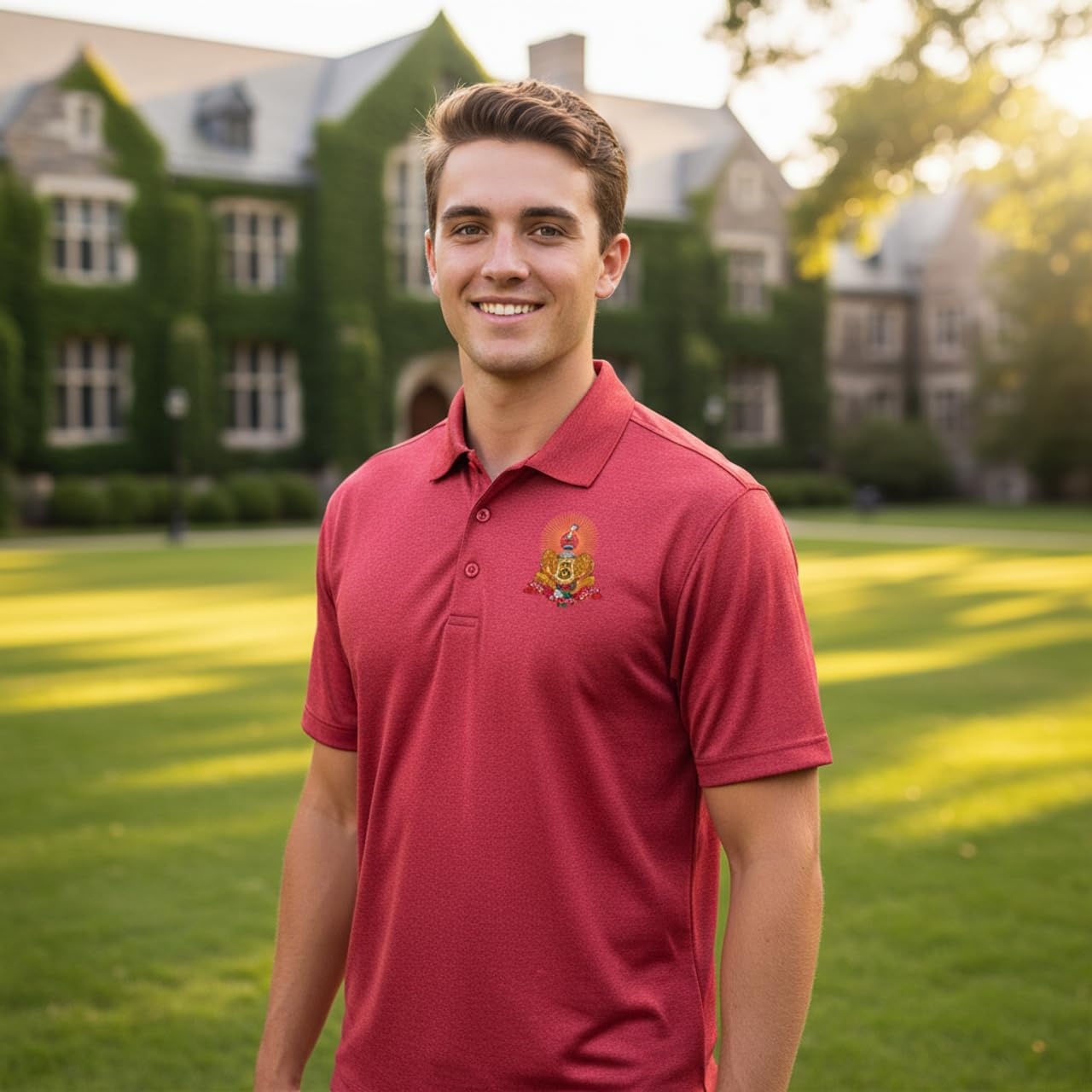 image:imageKappa Alpha Emblem PoloTrue Red