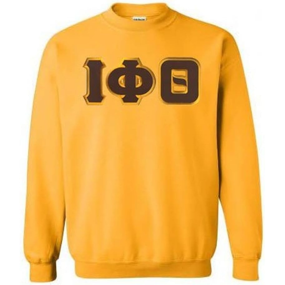image:imageGreekgear Iota Phi Theta Lettered CrewneckGold