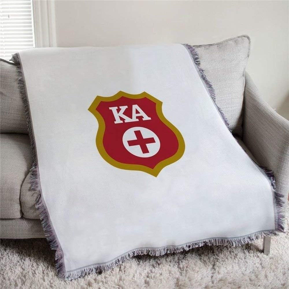 image:imageGreekgear Kappa Alpha Shield Afghan Blanket Throw