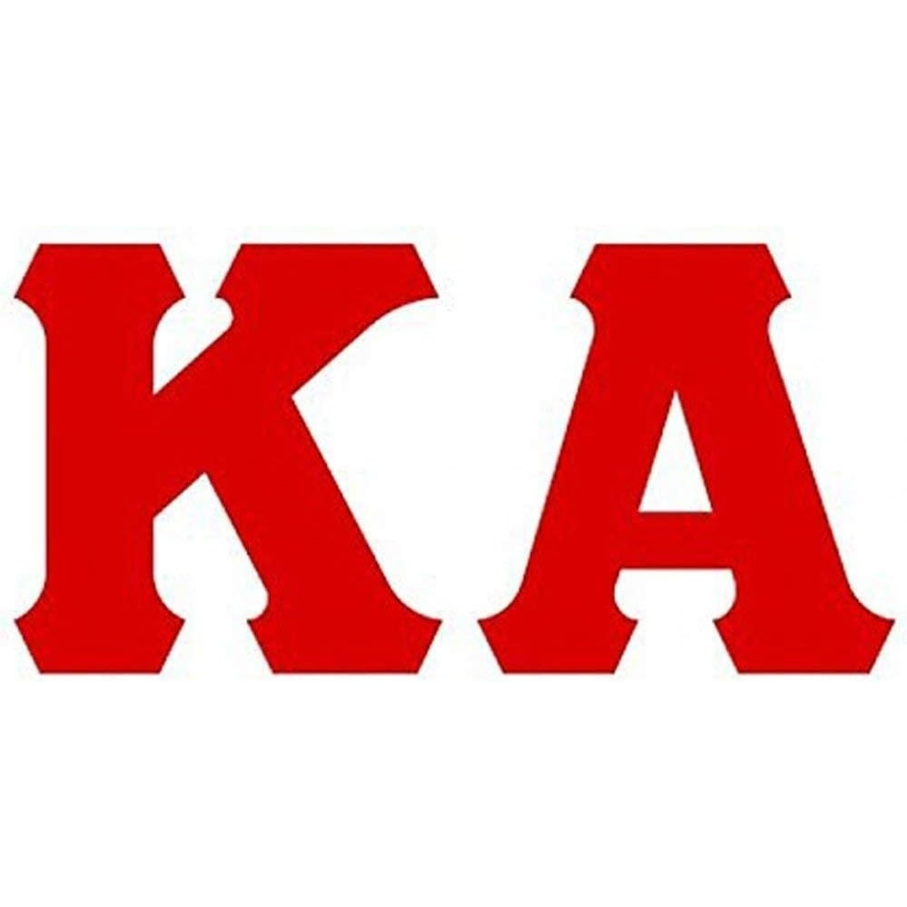 image:imageKappa Alpha Big Greek Letter Window Sticker Decal 4 Inches RedRed