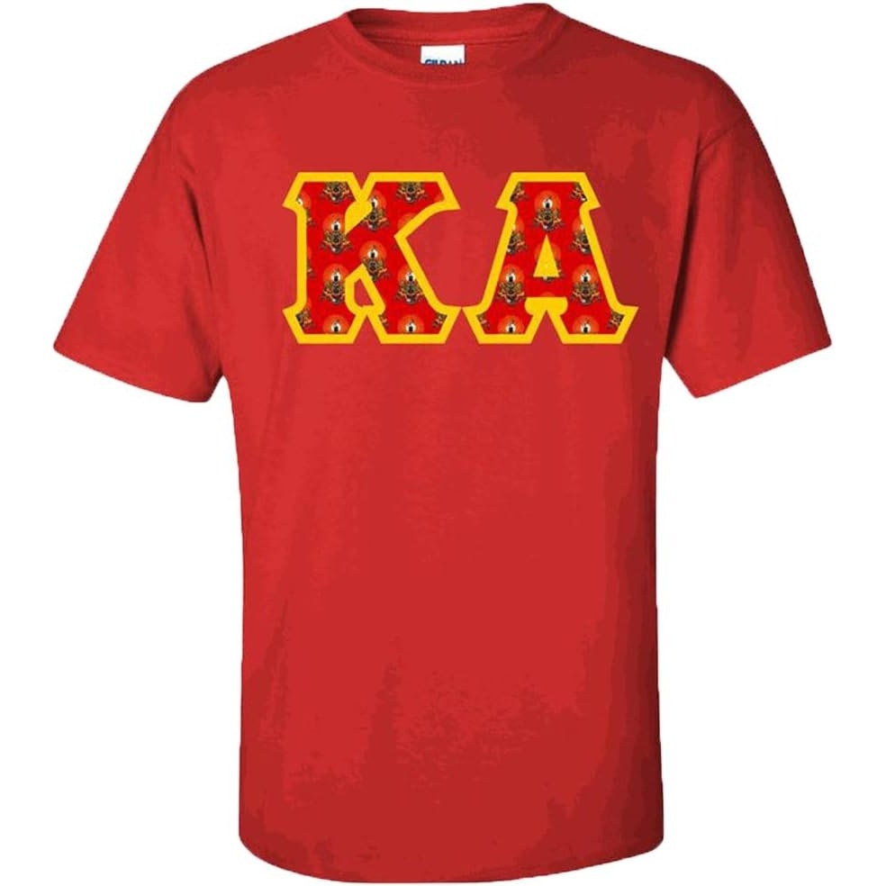 image:imageKappa Alpha Fraternity Crest Twill Letter TeeRed