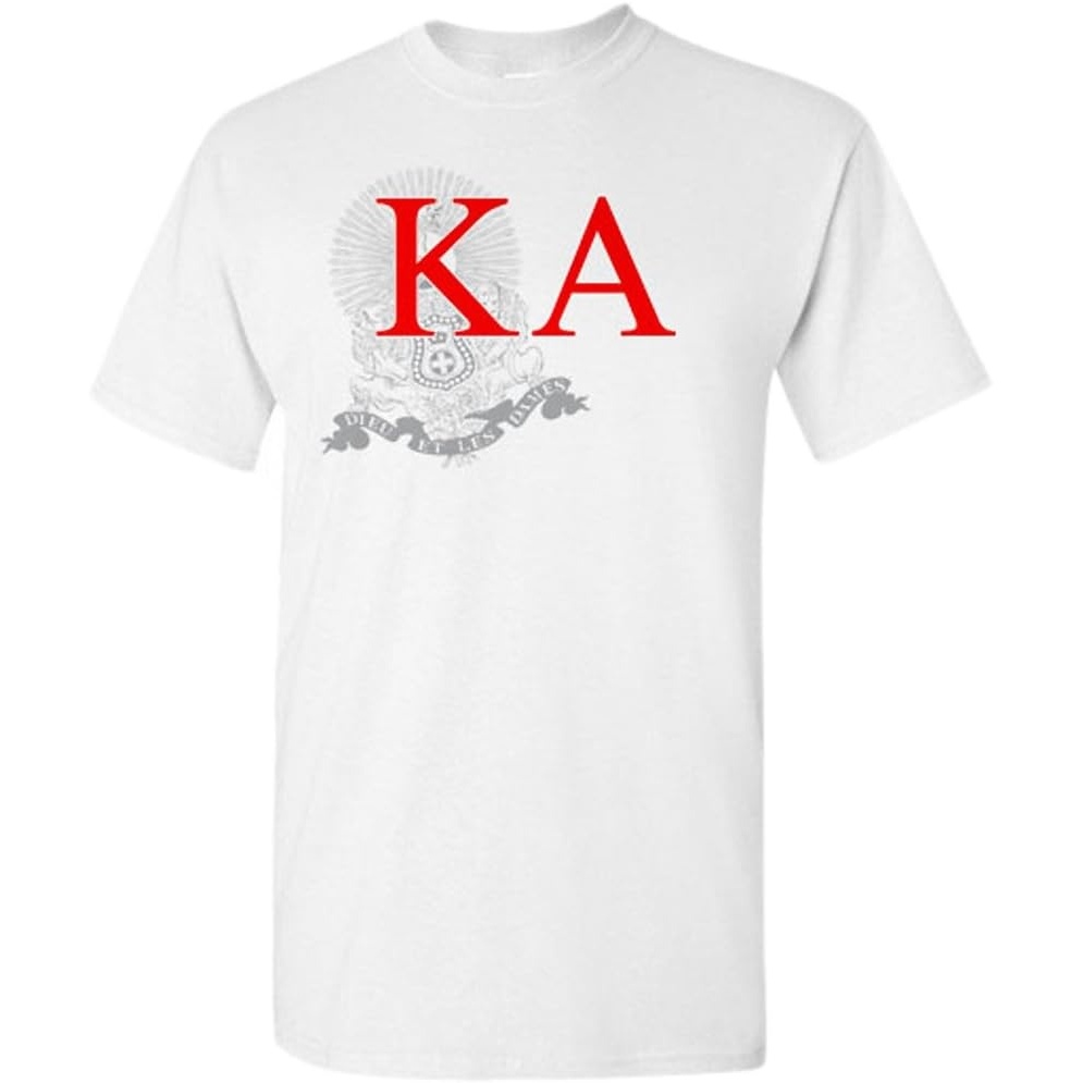 image:imageKappa Alpha Greek Crest TShirtLight Grey