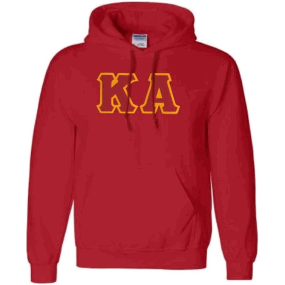 image:imageKappa Alpha Lettered Hooded SweatshirtRed