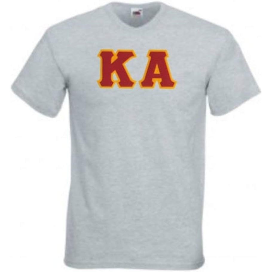 image:imageKappa Alpha Lettered VNeck TShirtSports Grey