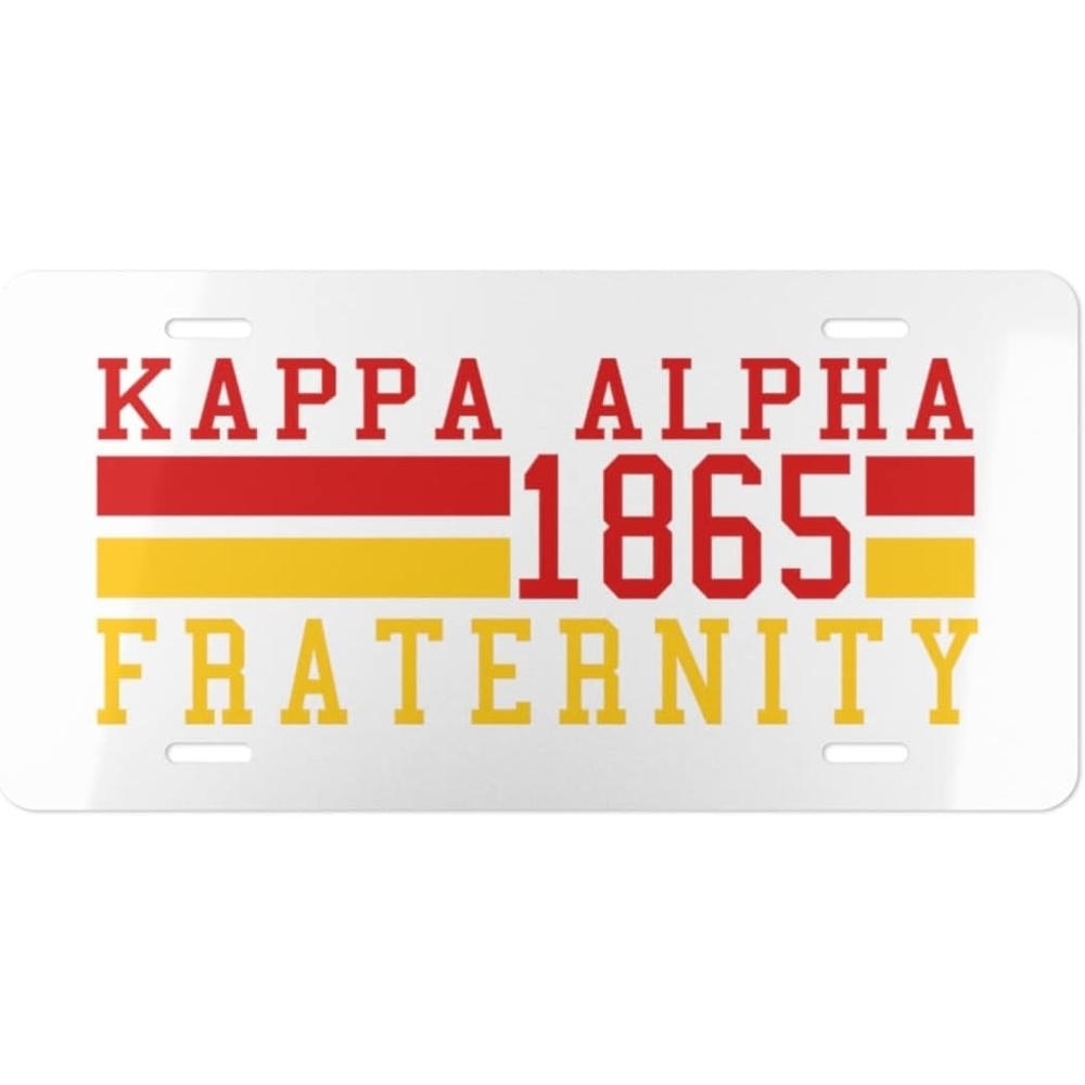 image:imageKappa Alpha Year License Plates