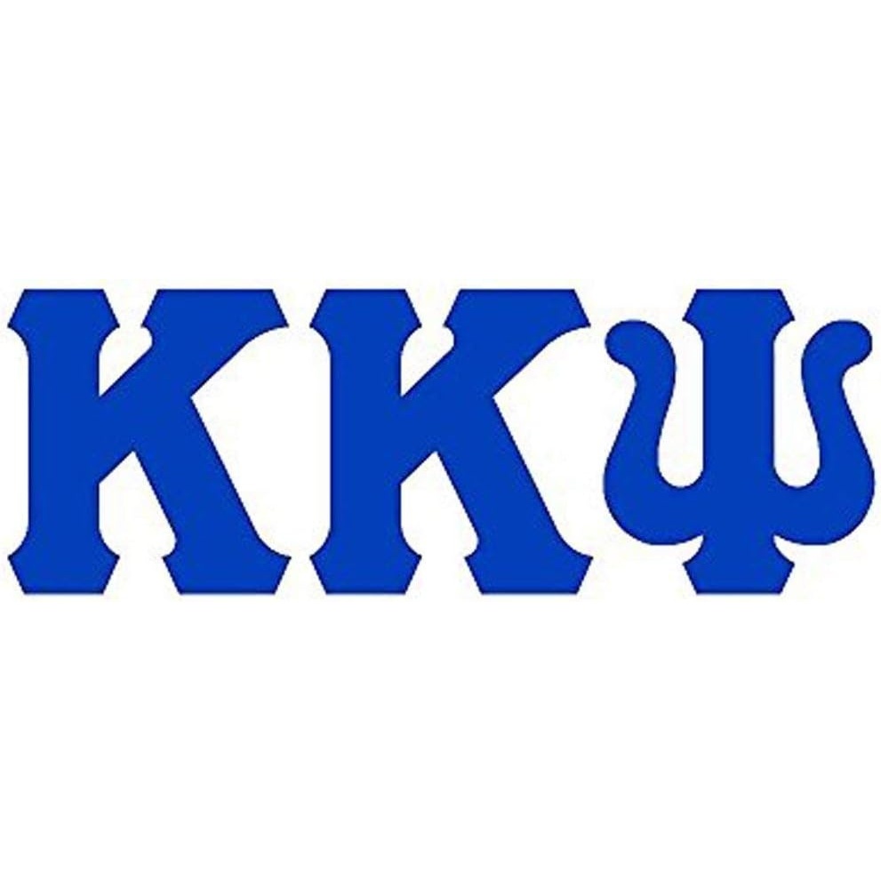 image:imageKappa Kappa Psi Big Greek Letter Window Sticker Decal 4 Inches Navy BlueNavy Blue