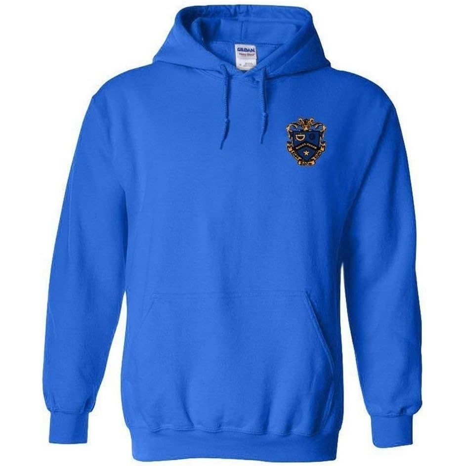 image:imageKappa Kappa Psi Crest Shield Emblem Hooded SweatshirtRoyal Blue